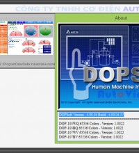 Hướng dẫn lập trình màn hình HMI Delta truyền thông biến tần VFD-M