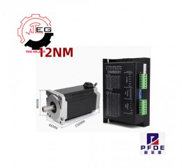 Bộ động cơ bước 12Nm size 86 drive DM860H