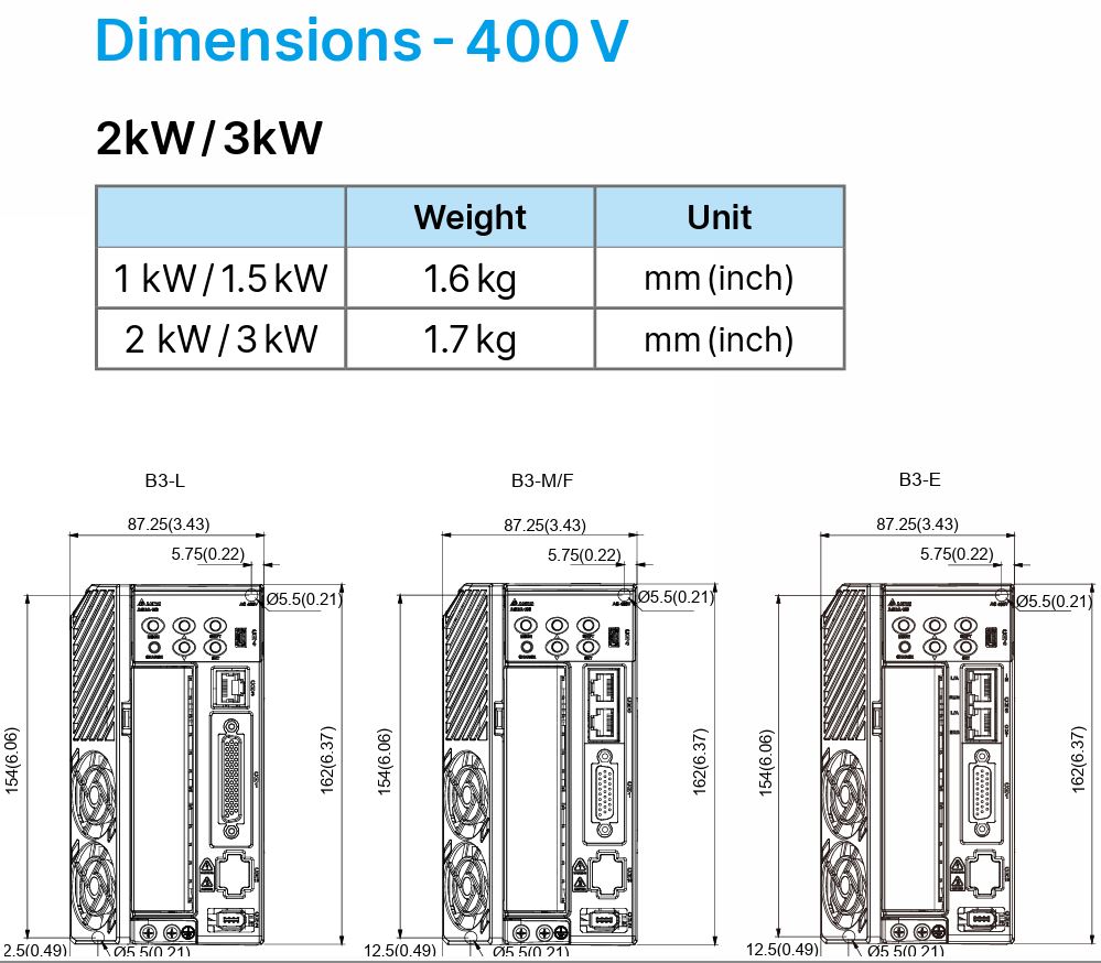 kích thước ASD-B3-1043-E