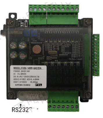 Bo PLC FX3U-14MT-6AD2DA