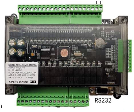bo PLC FX3U-30MR-6AD2DA