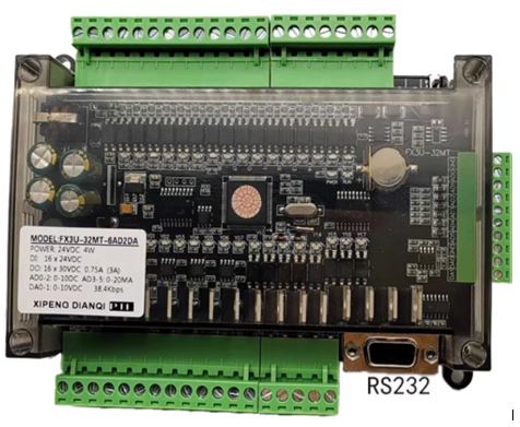 PLC FX3U-32MR-6AD2DA