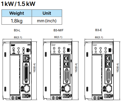 kích thước ASD-B3-1521-F