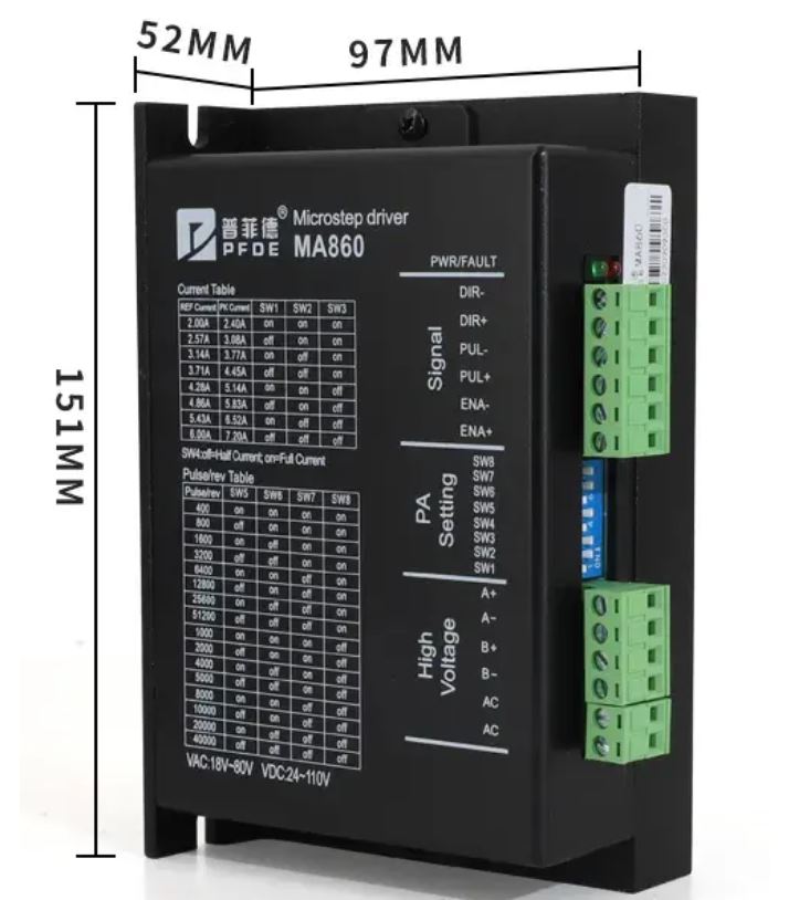 Kích thước MA860