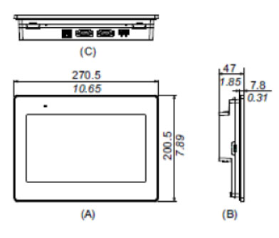 kích thước PFXET6500WAD