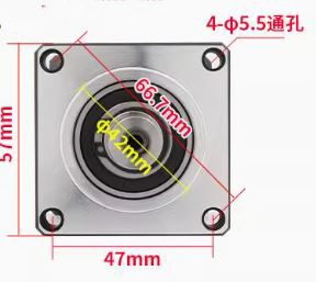 Kích thước ra hộp số PRF57-L1-05-P2