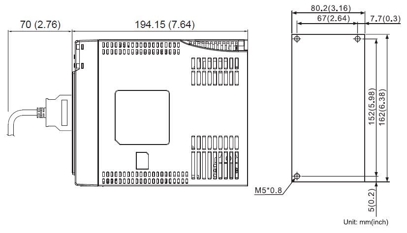Kích thước ASD-E3-1521-L