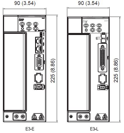 Kích thước drive ASD-E3-3023-L