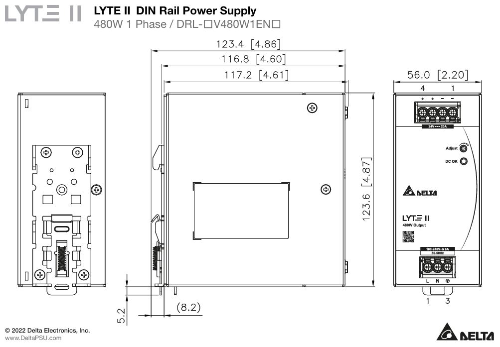 kích thước DRL-24V480W1EN