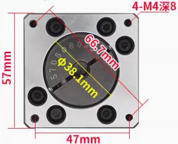 Kích thước vào hộp số PRF57-L1-05-P2